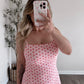 Cherry Gingham Athleisure Dress