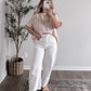 Ocean Sunset Oversized Striped Tee