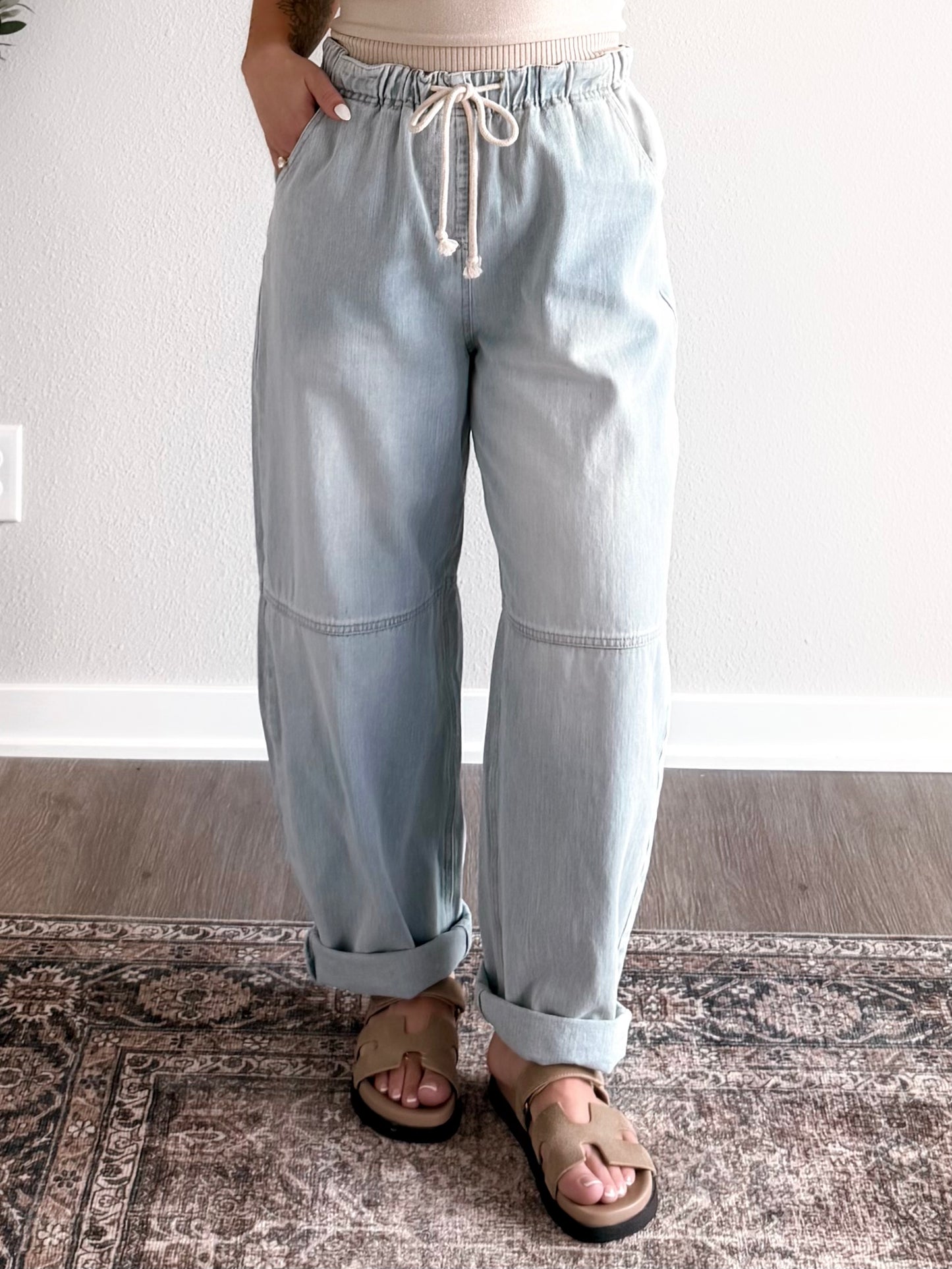 Logan Denim Barrel Pant