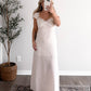 Honeycomb Gingham Maxi Dress