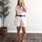 Society House Linen Short Set
