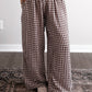 Georgia Gingham Pant / Brown