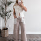 Care Free Striped Wide Leg Pant