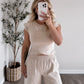 Keeping It Casual Top / Natural
