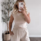 Keeping It Casual Top / Natural