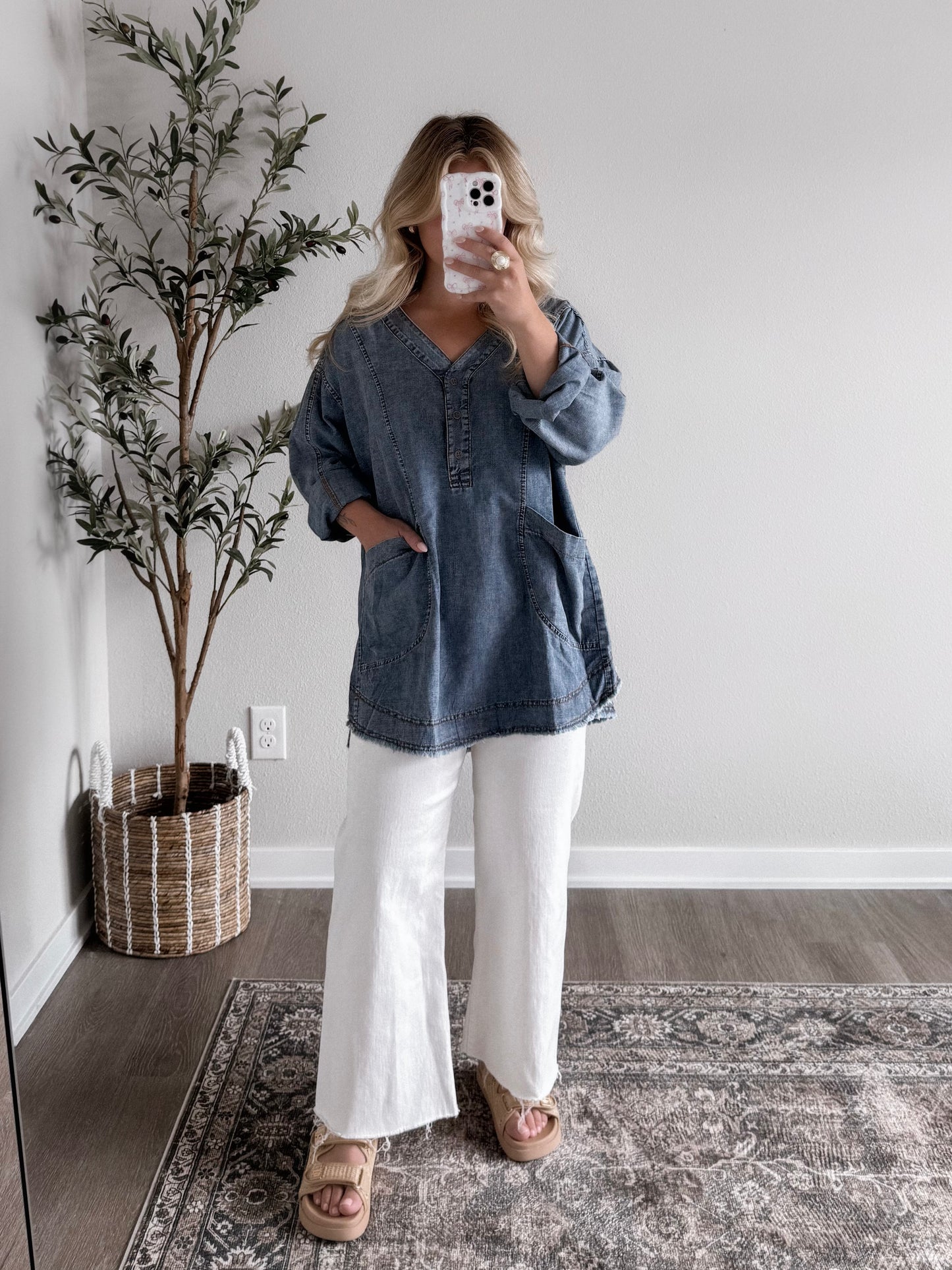 Lake Nights Oversized Tunic Top