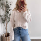 Augie Knit Button Cardigan / Oat