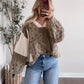 Grove Patchwork Waffle Knit Top (Restocking Mid-September)
