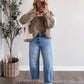 Grove Patchwork Waffle Knit Top (Restocking Mid-September)