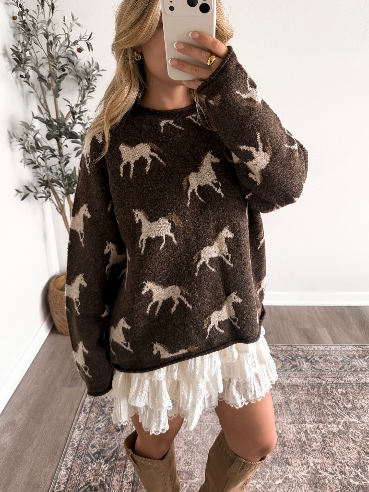 Horse Country Knit Sweater