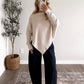 Camille Boat Neck Sweater / Cream (Restocking 9.28)