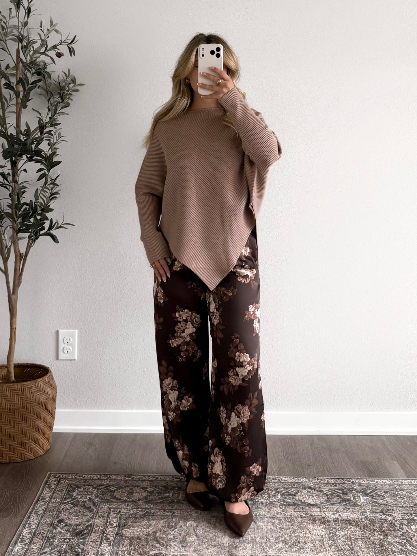 October Gardens Satin Pant