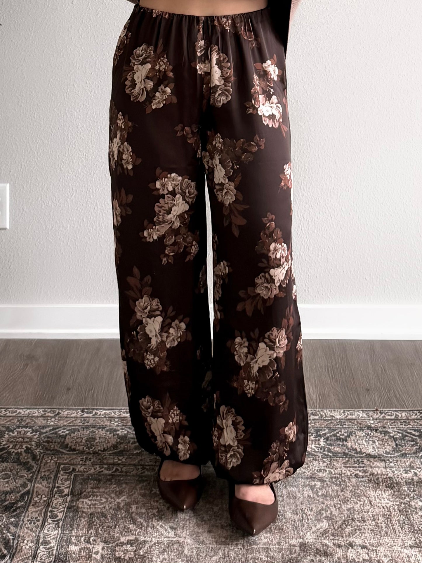 October Gardens Satin Pant
