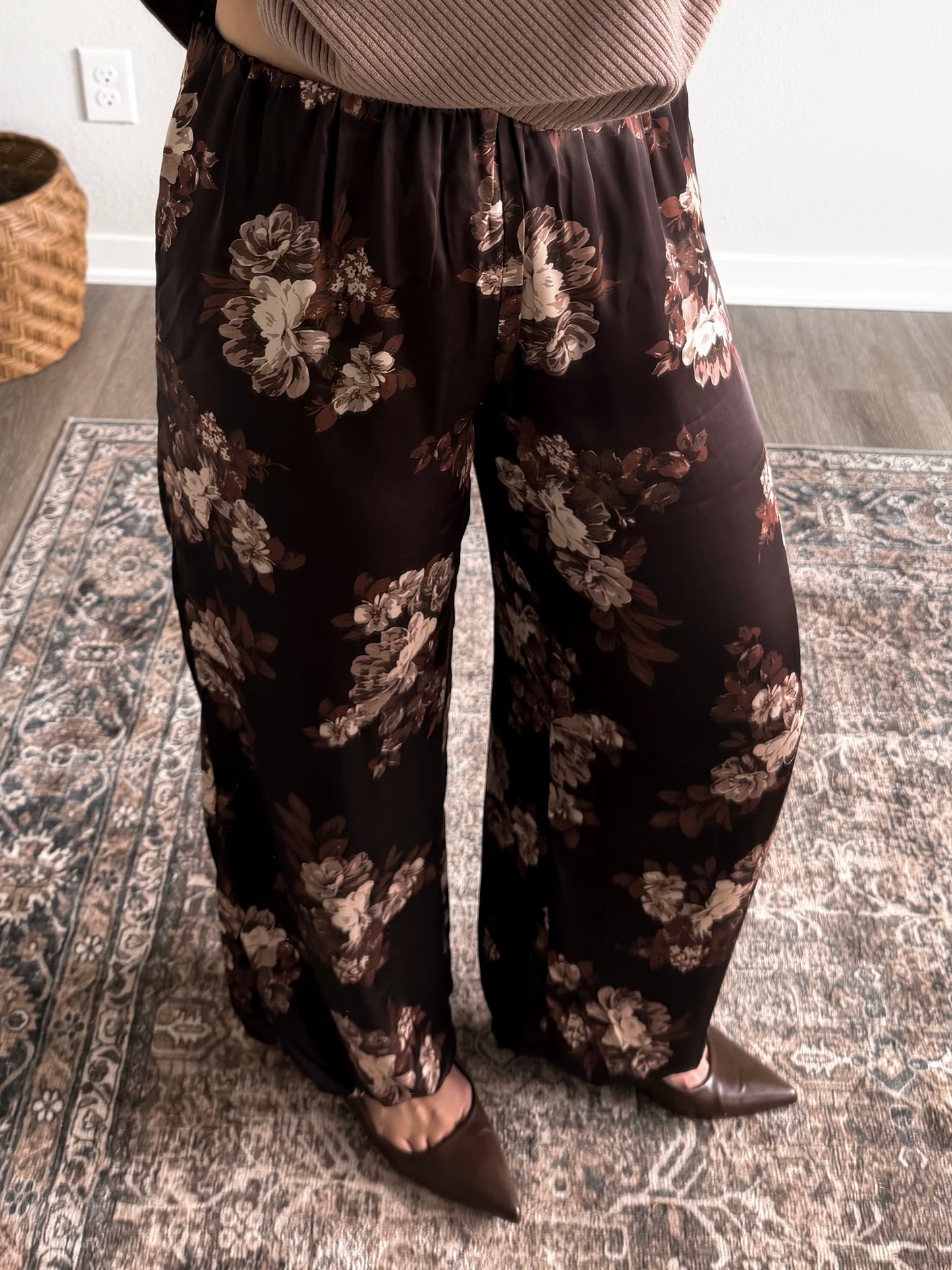 October Gardens Satin Pant