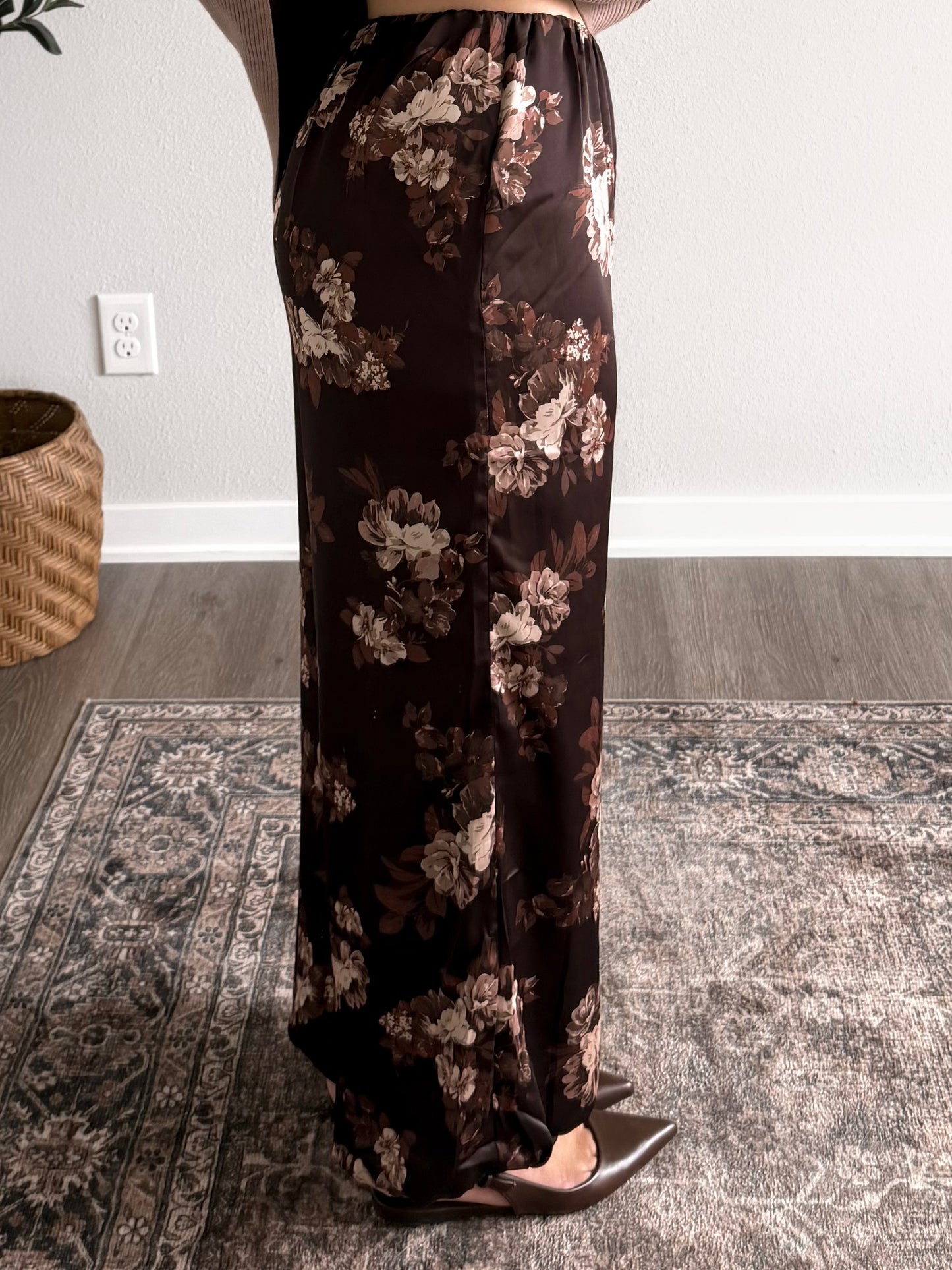 October Gardens Satin Pant
