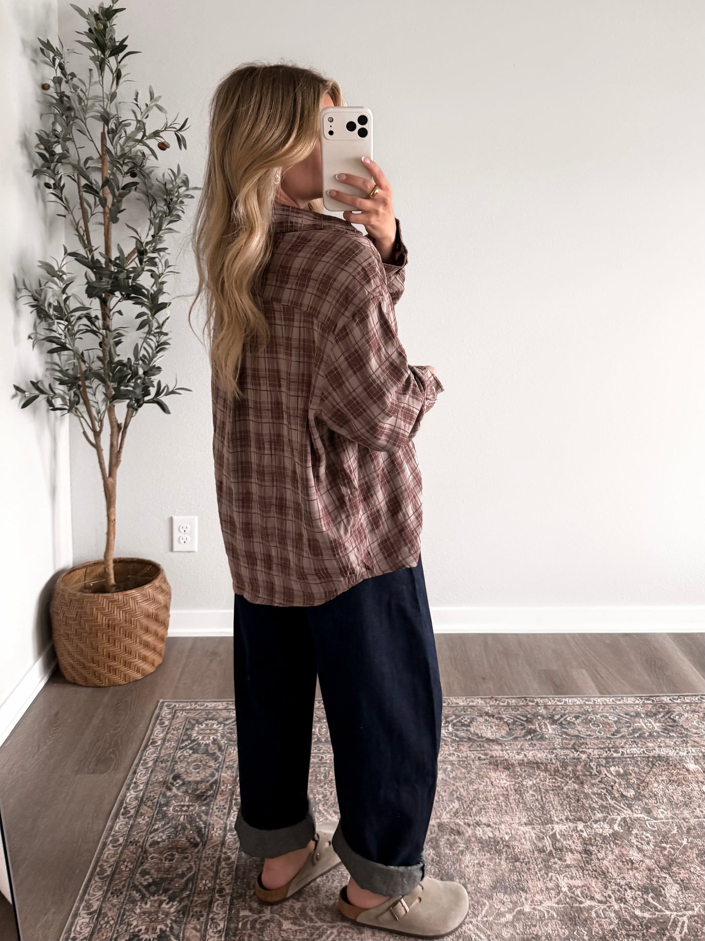 Fall Back Plaid Button Down