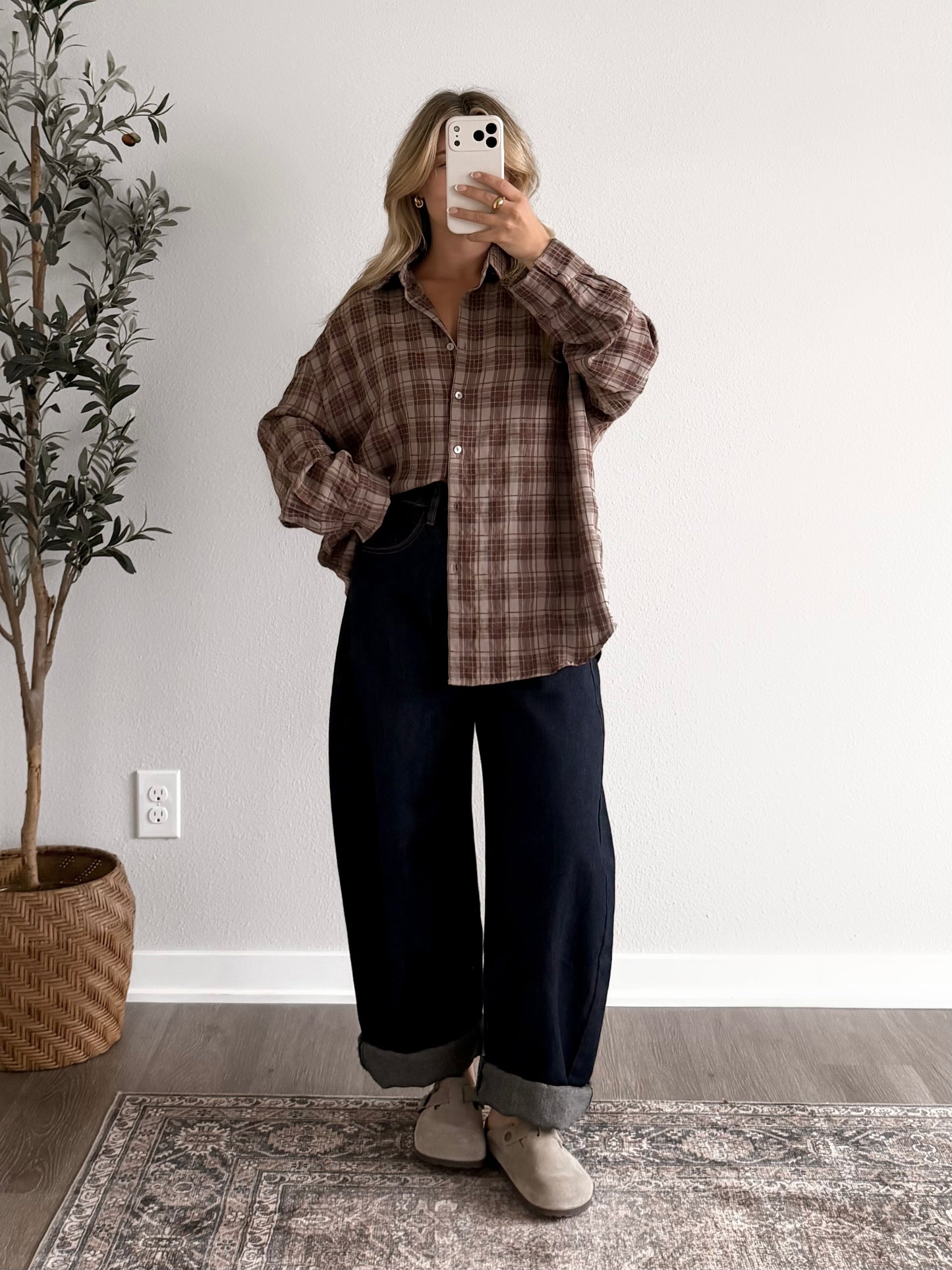 Fall Back Plaid Button Down
