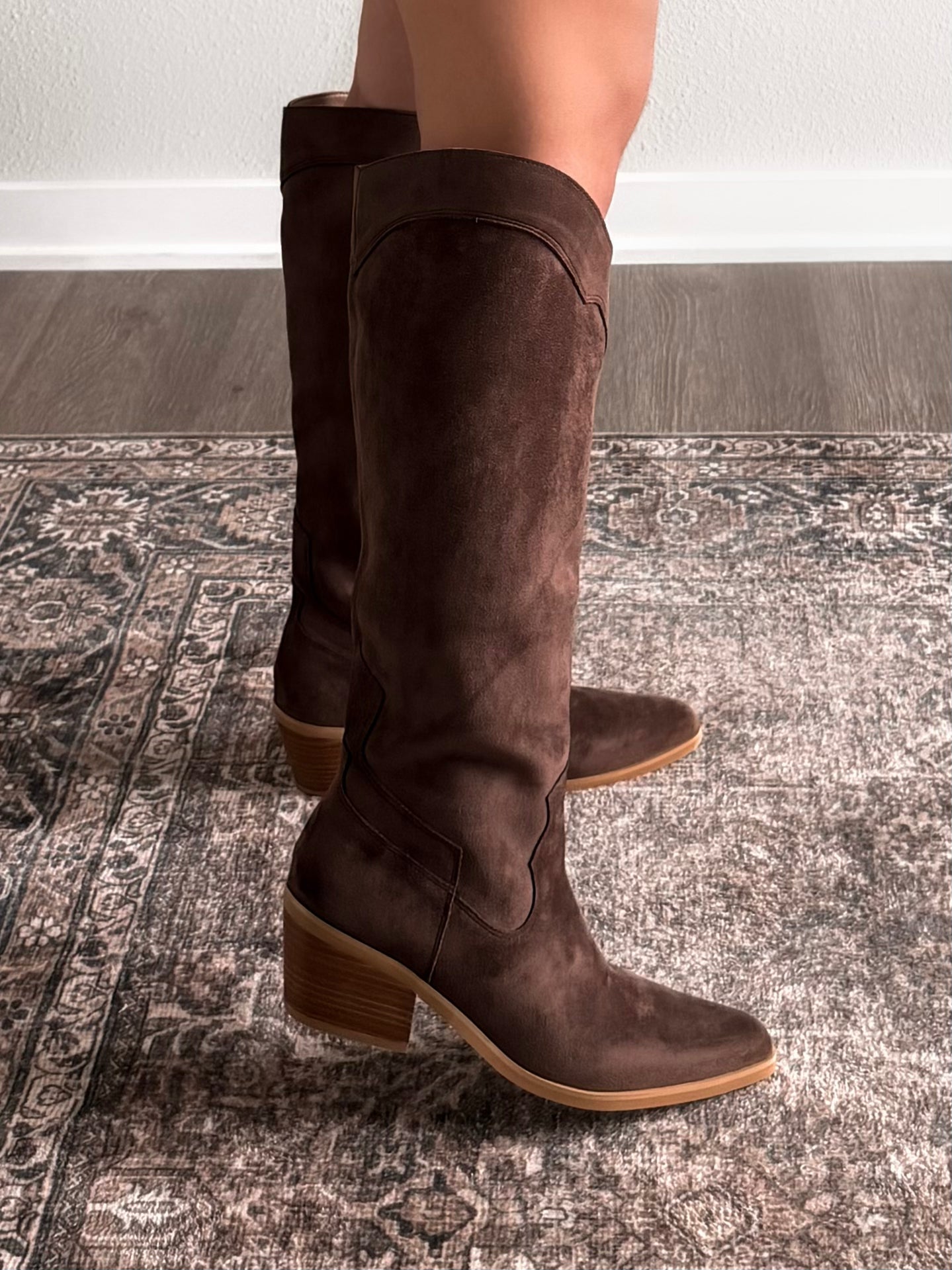 Juliette Western Suede Boot