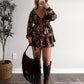 Evermore Floral Babydoll Top (Restocking Early November)