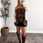 Heartland Plaid Lace Top