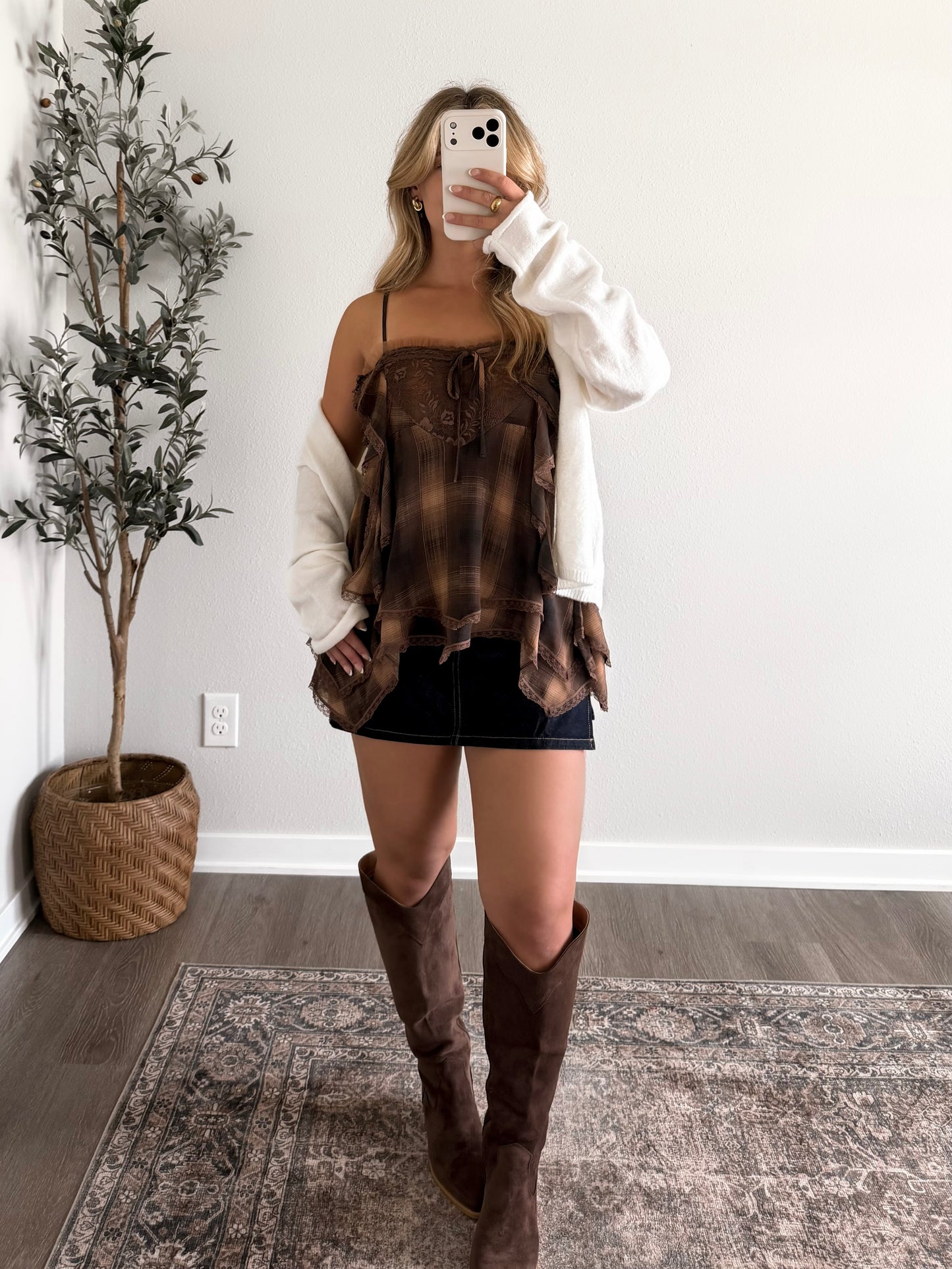 True Blue Denim Skort