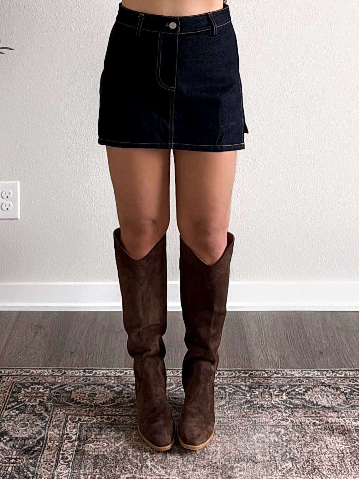 True Blue Denim Skort