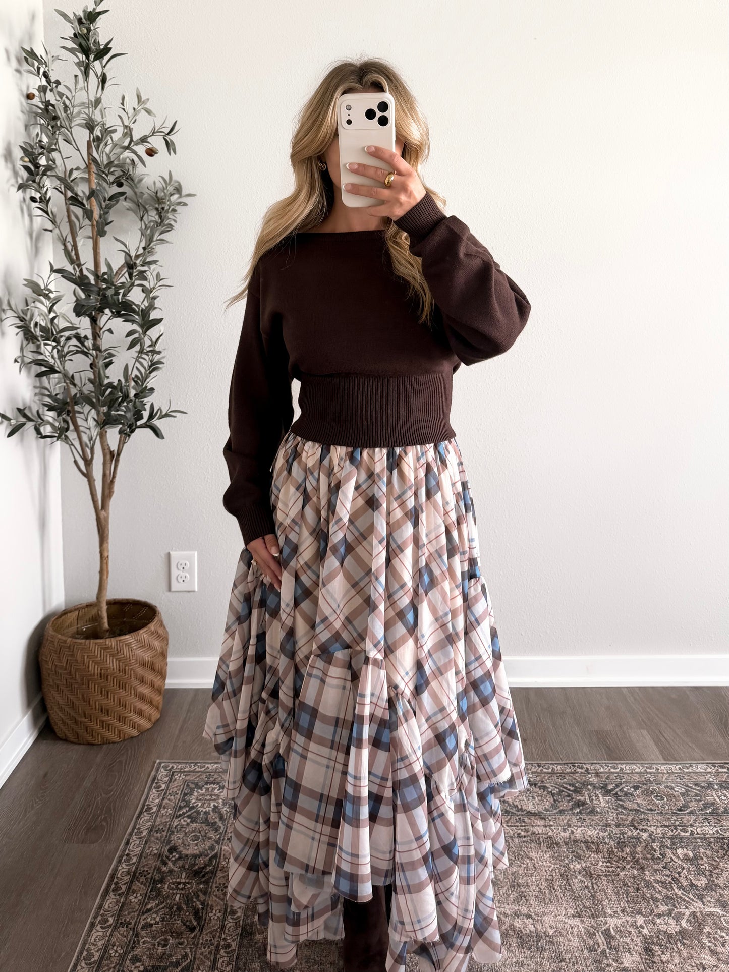 Americano Knit Sweater / Brown