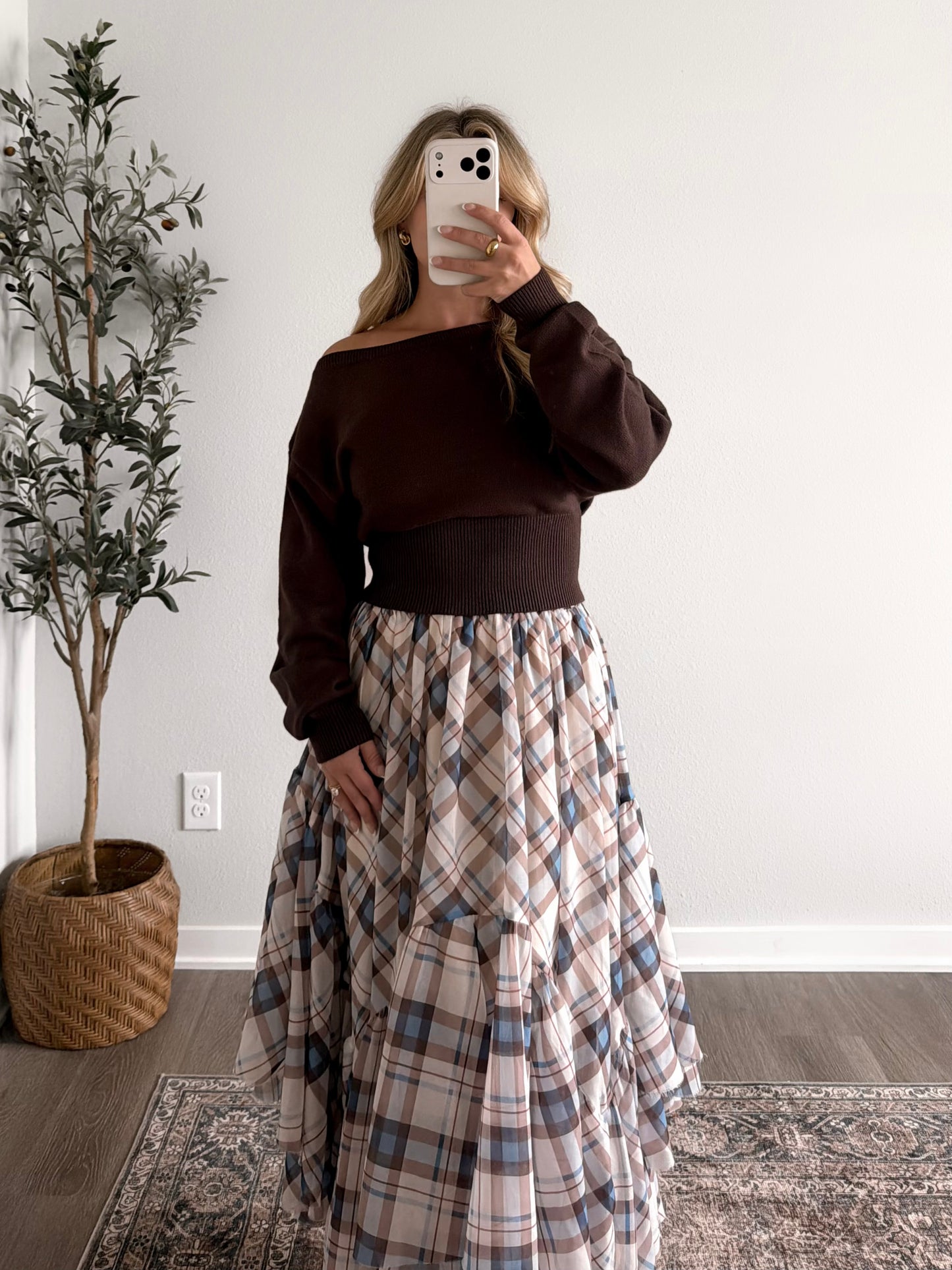 Americano Knit Sweater / Brown