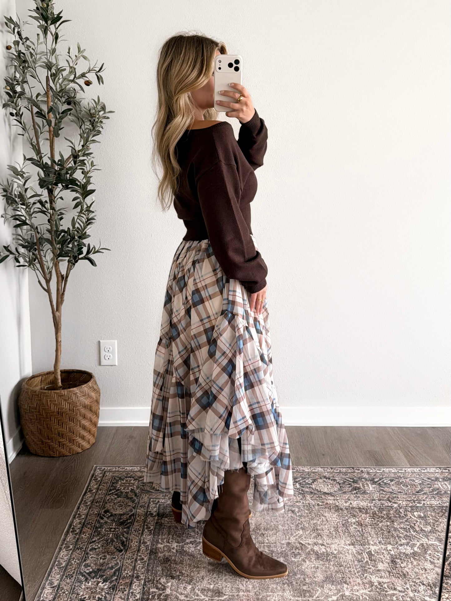 Americano Knit Sweater / Brown