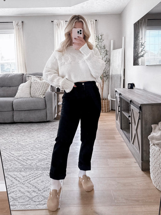 Winslow Cream Knit Sweater