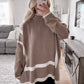 Hazelnut Mock Neck Sweater