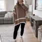 Hazelnut Mock Neck Sweater