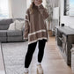 Hazelnut Mock Neck Sweater