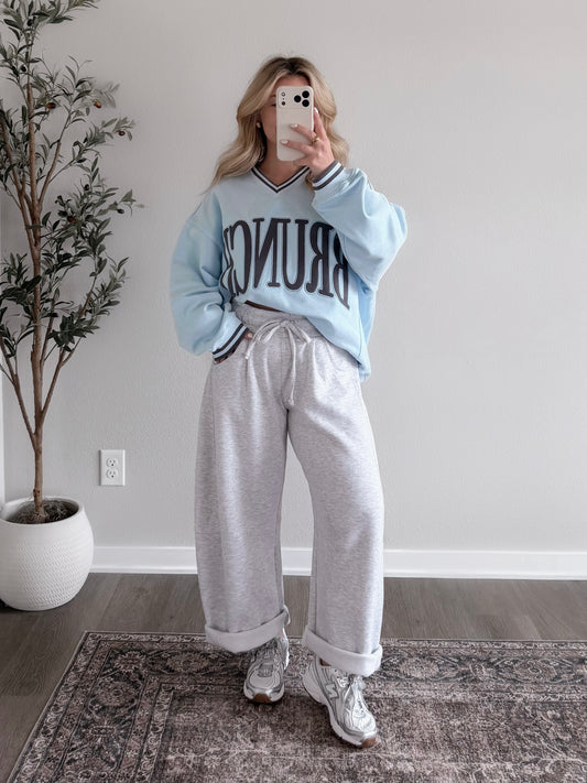 Weekend Mood Barrel Sweatpant / Grey