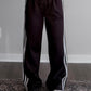 Lace & Leisure Track Pant / Espresso Final Sale