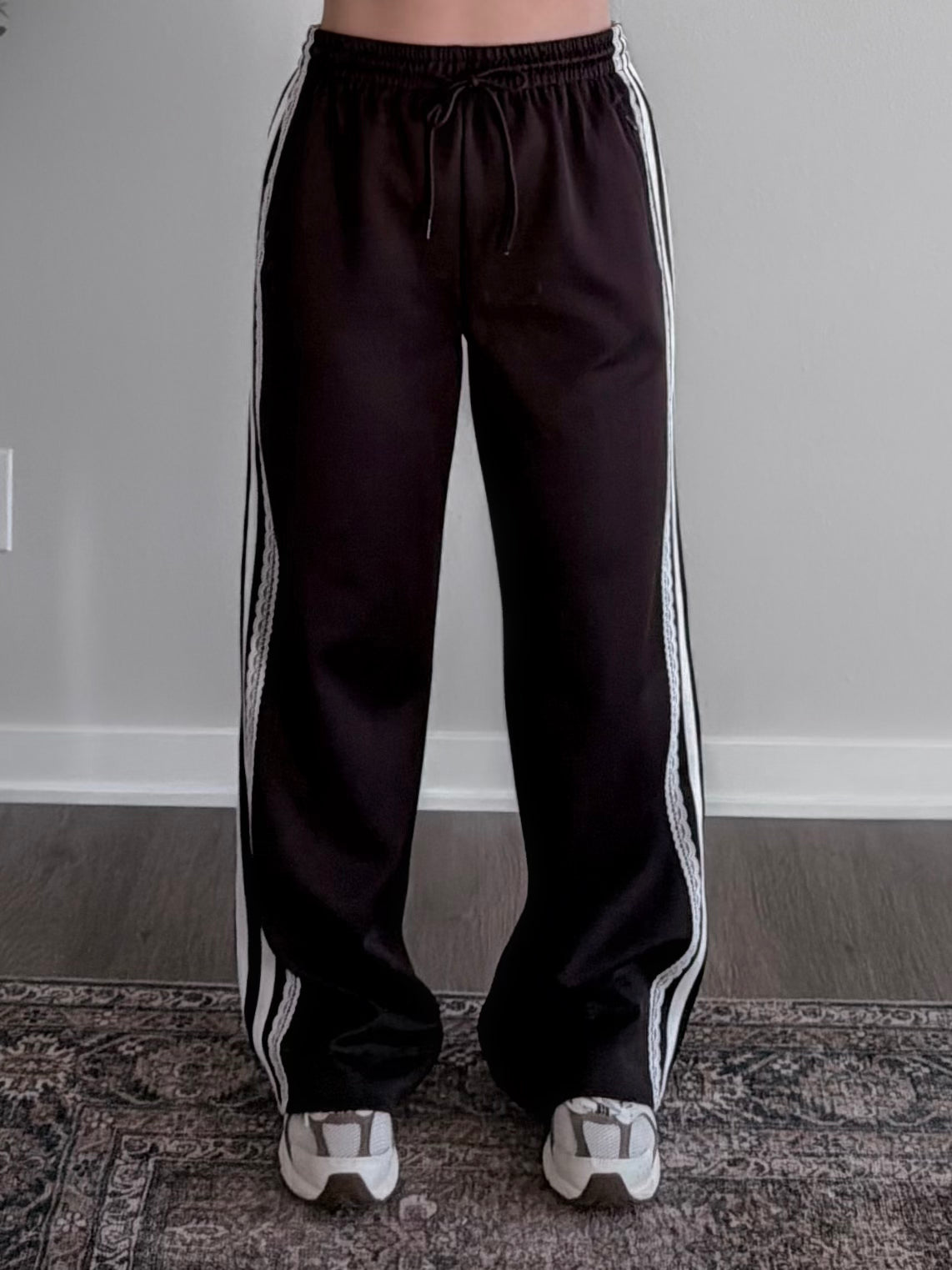 Lace & Leisure Track Pant / Espresso Final Sale
