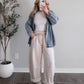 Weekend Mood Barrel Sweatpant / Natural