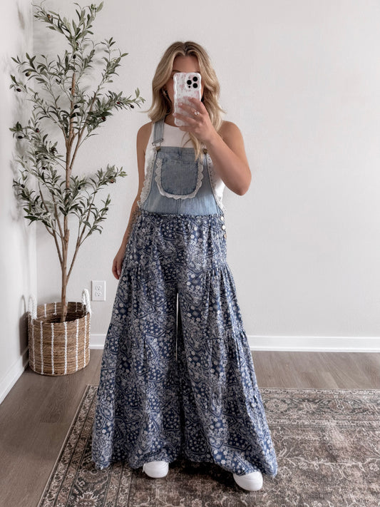 Boho American Girl Overall Jumpsuit