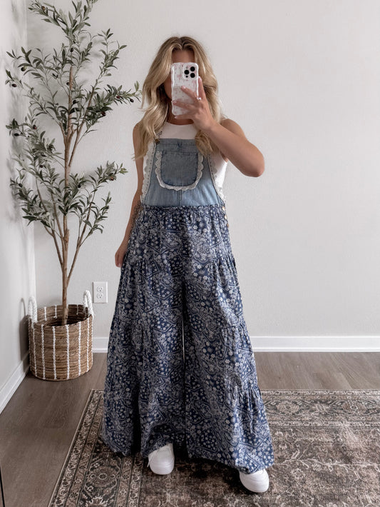 Boho American Girl Overall Jumpsuit