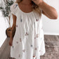 Western Charm Embroidered Dress