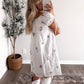 Western Charm Embroidered Dress