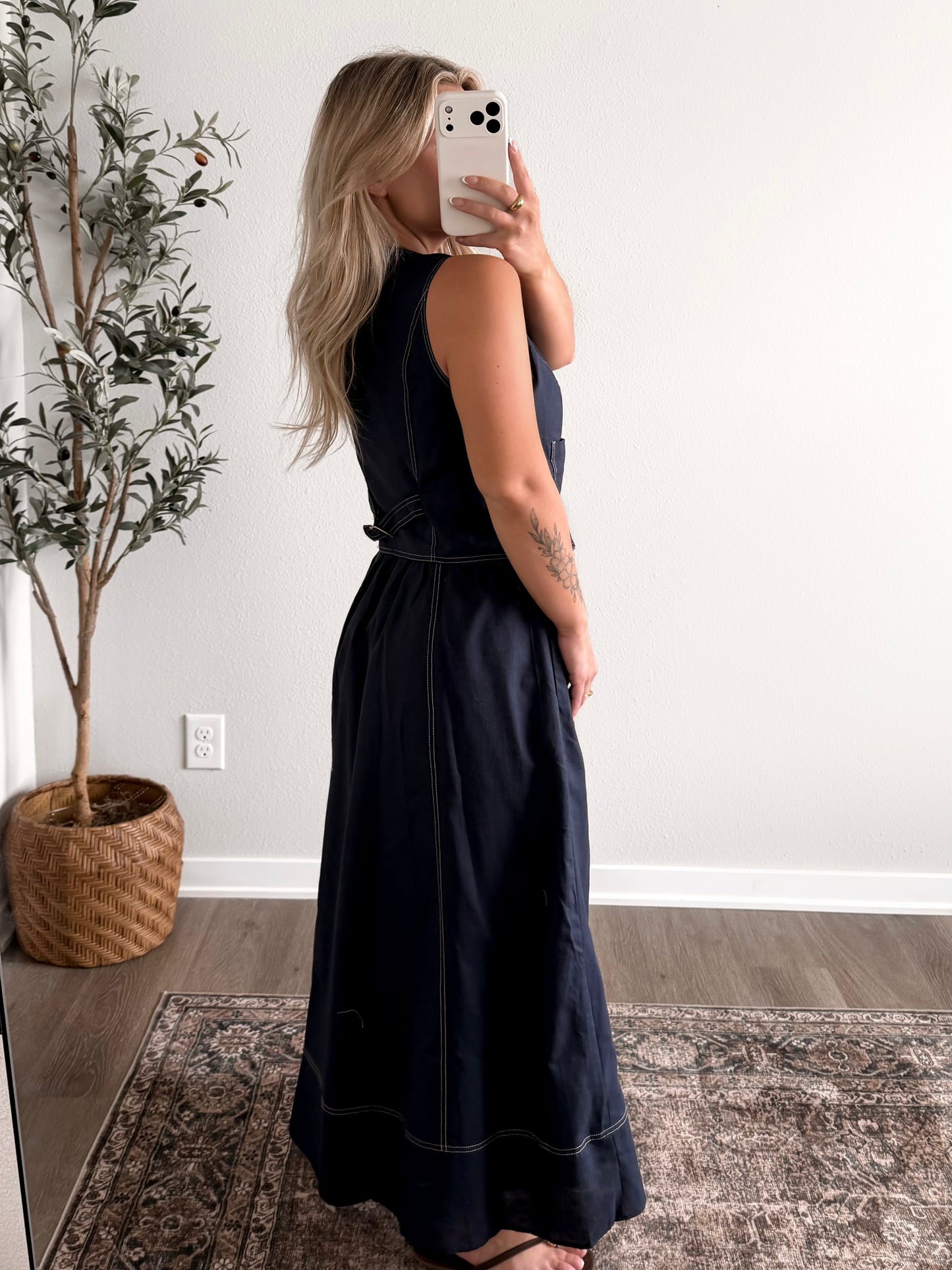 Charleston Vest Maxi Dress