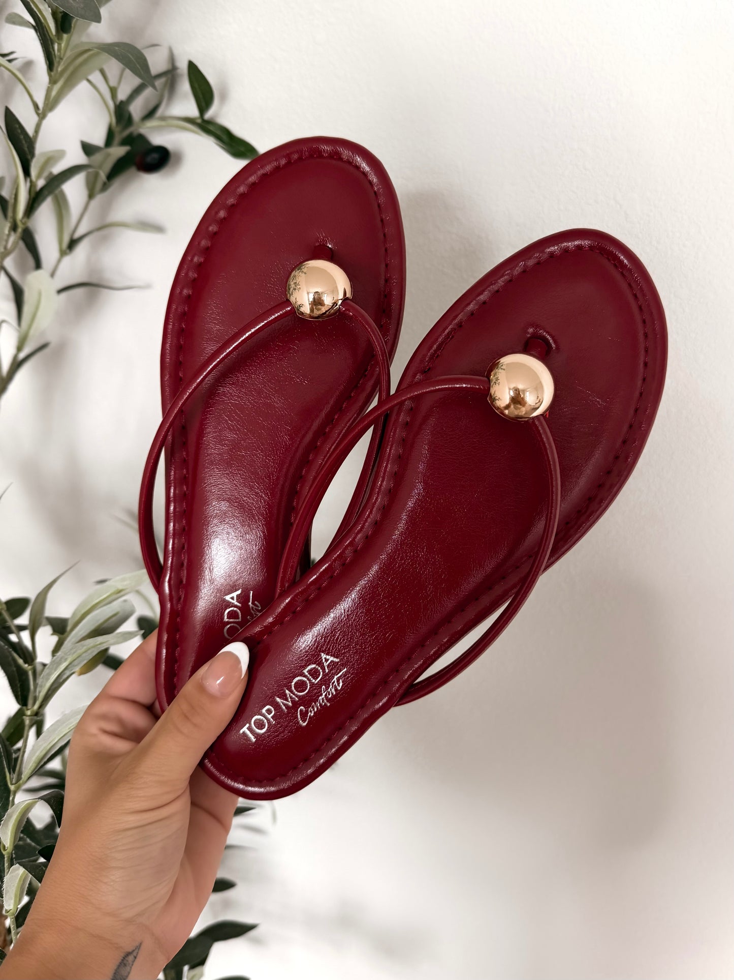 Sweden Gold Accent Sandal