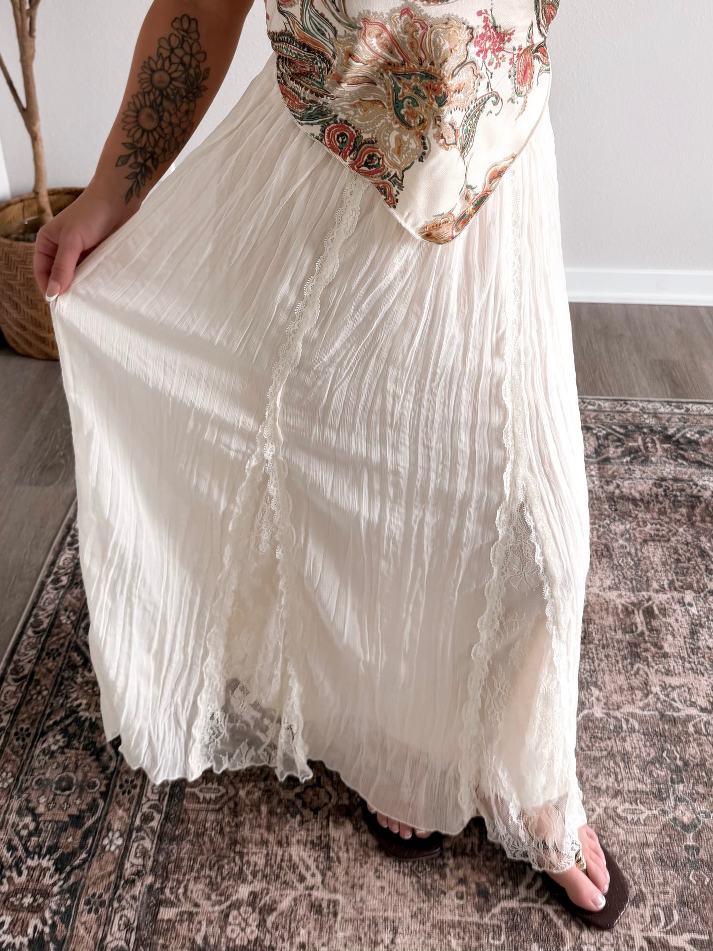 Whisper Lace Maxi Skirt