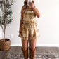 Sundown Patchwork Romper