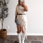 Ella Lace Drape One Shoulder Top