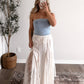 Backstage Strapless Denim Top