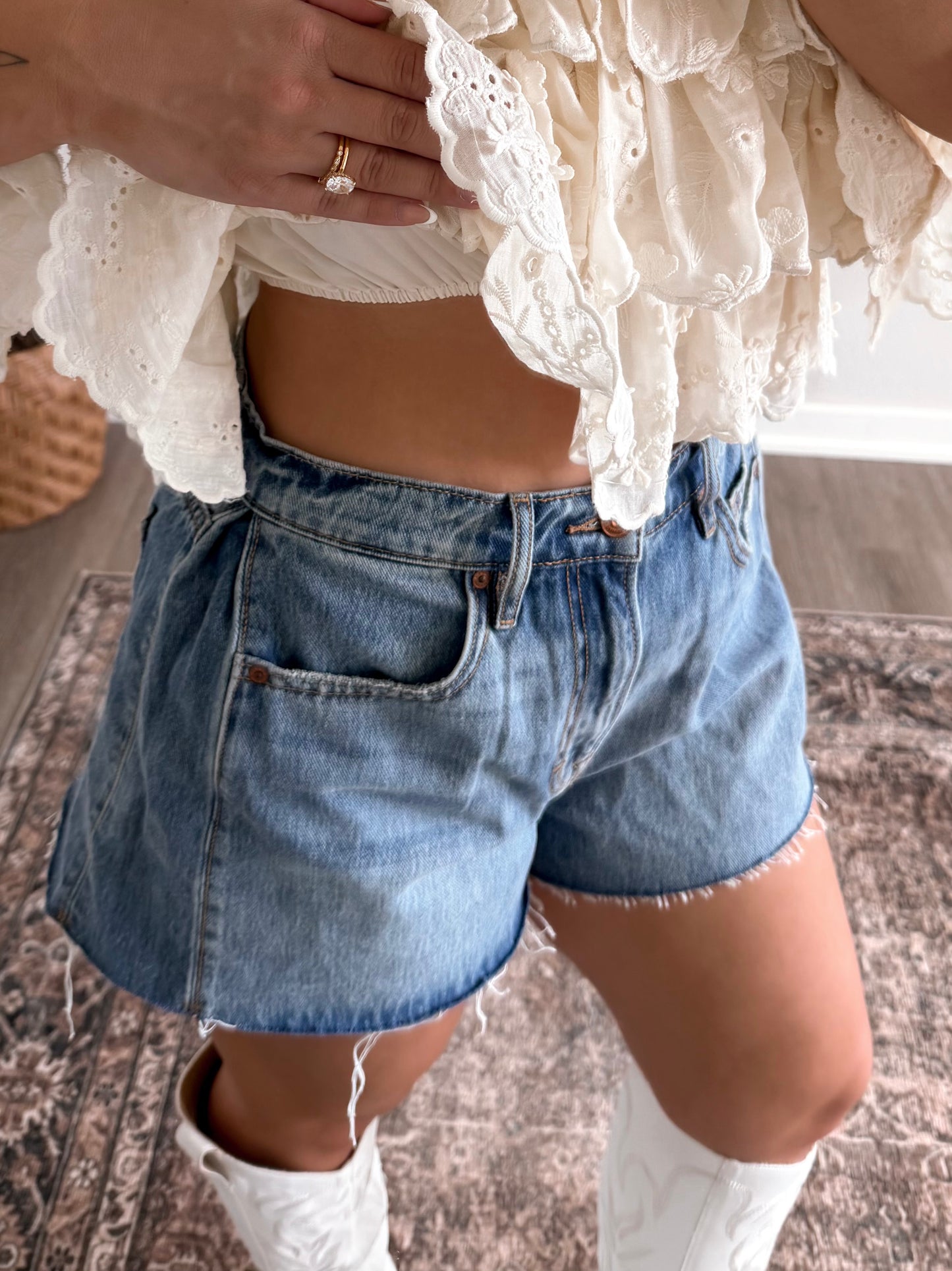 Concert Season Eyelet Top