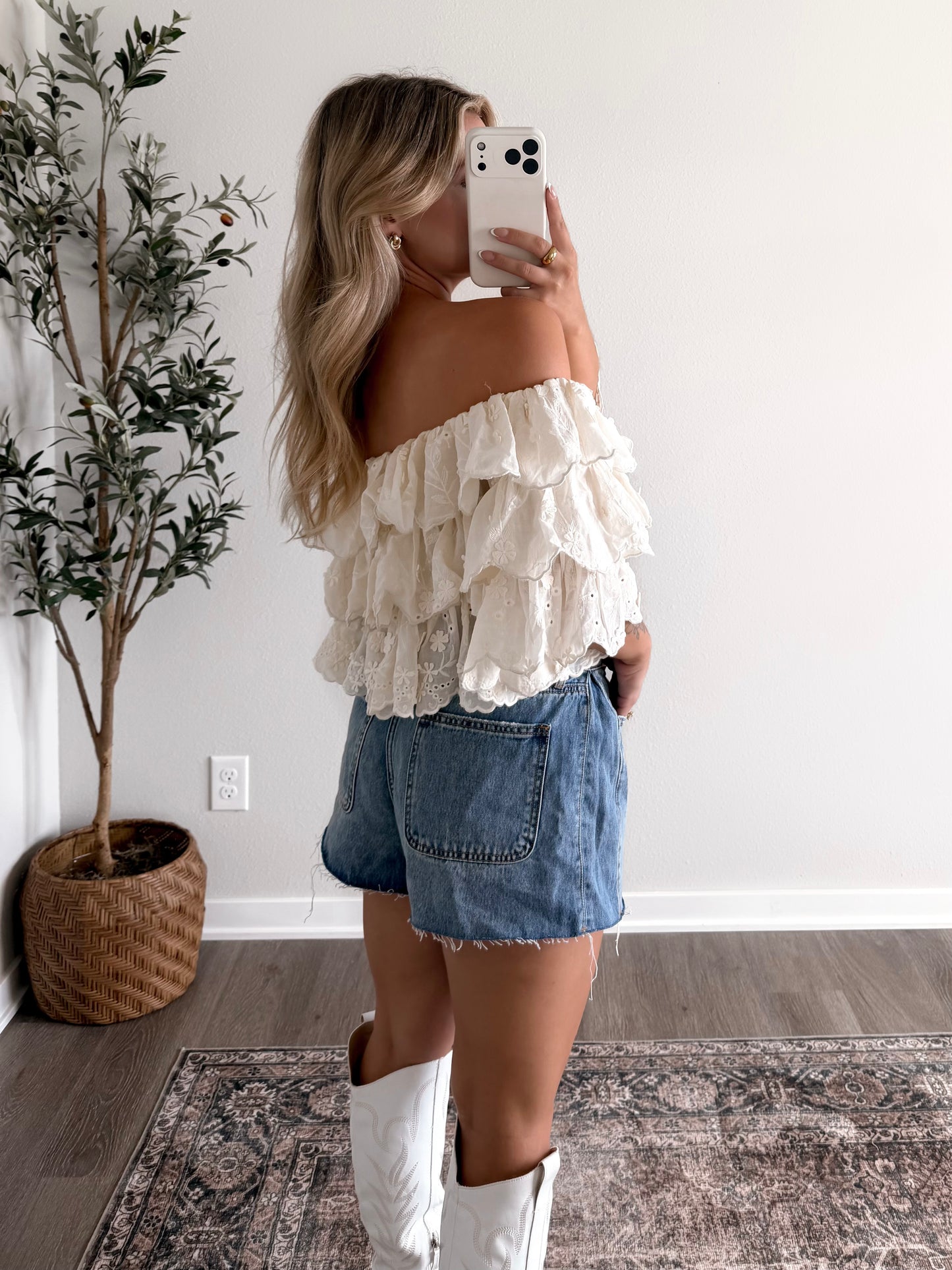Concert Season Eyelet Top