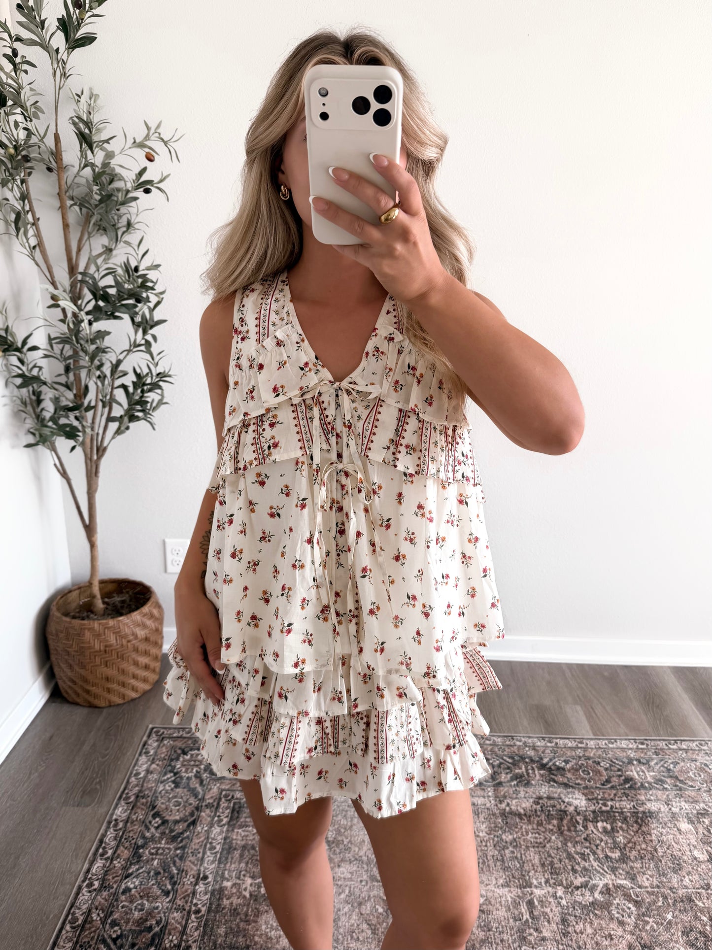Boots & Blooms Floral Skort Set